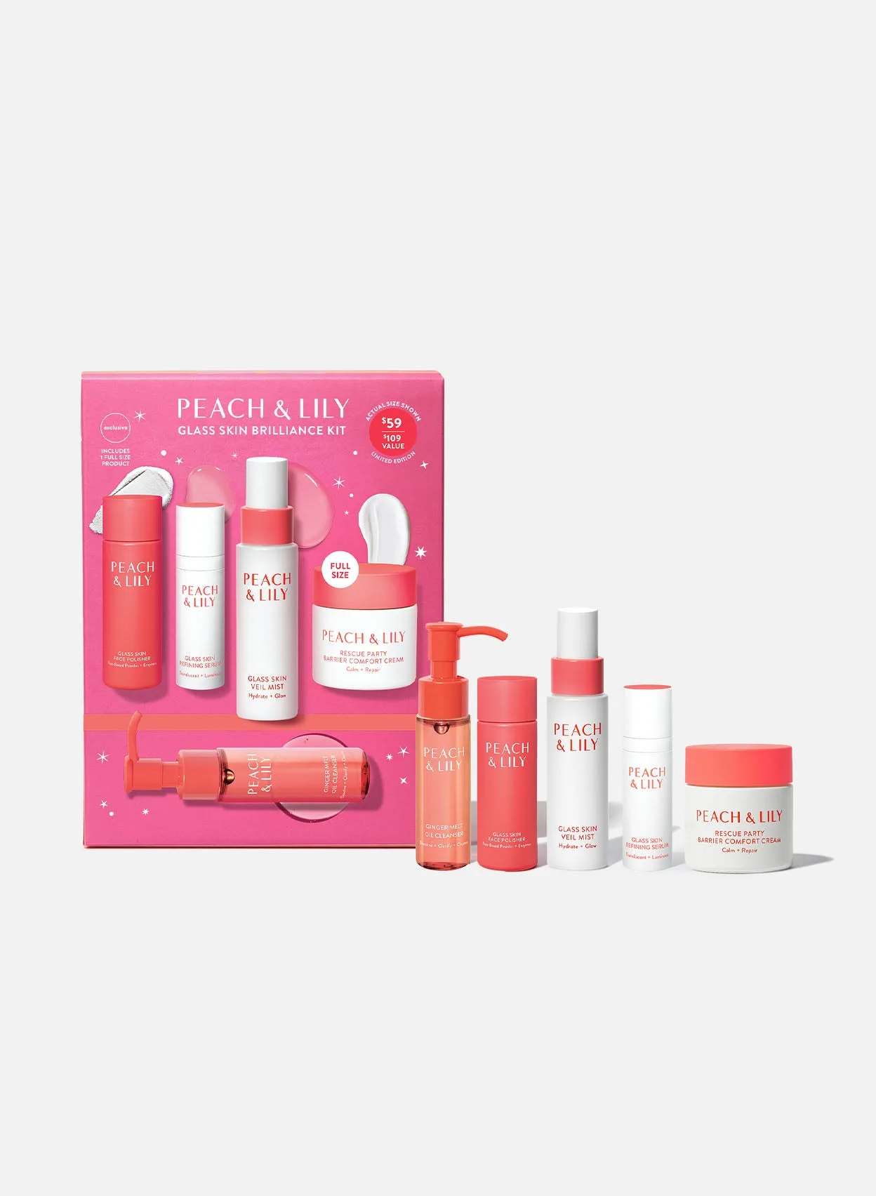 Peach & Lily Glass Skin Brilliance Kit: Step-by-Step Routine for Glass Skin