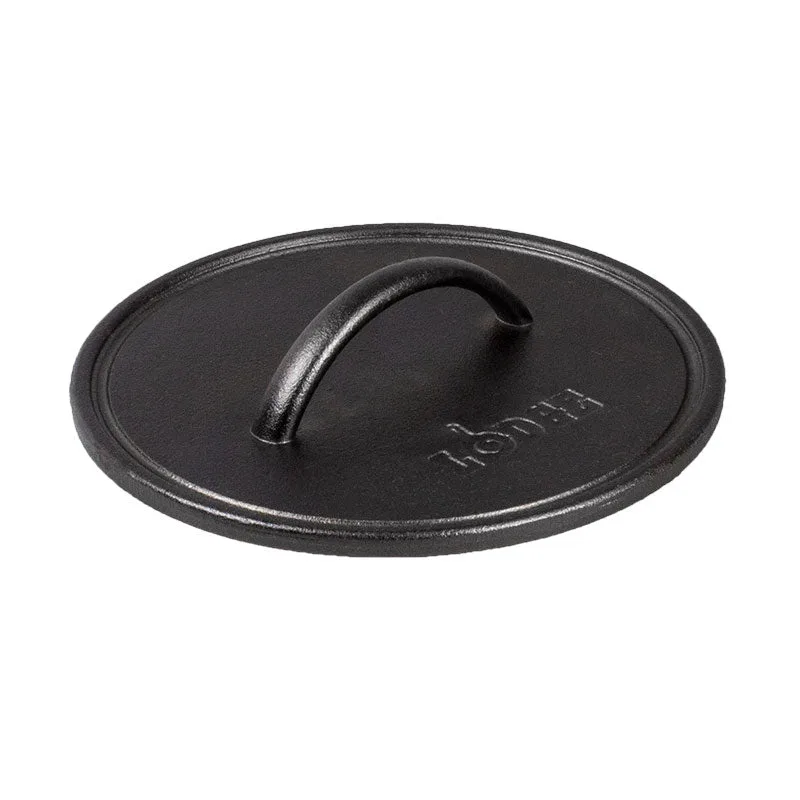 Seasoned Cast Iron Round Grill Press