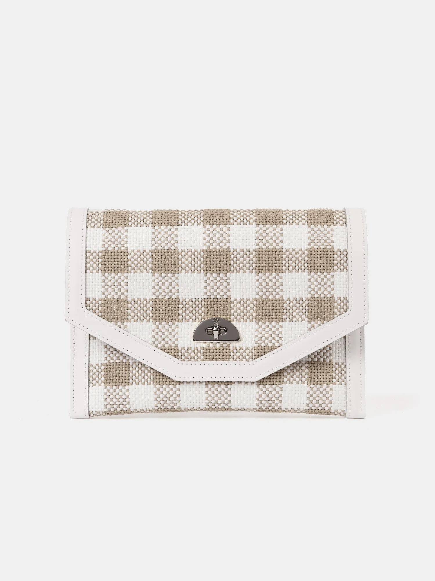 Twist Lock Pouch Taupe Plaid: Styling and Care Tips