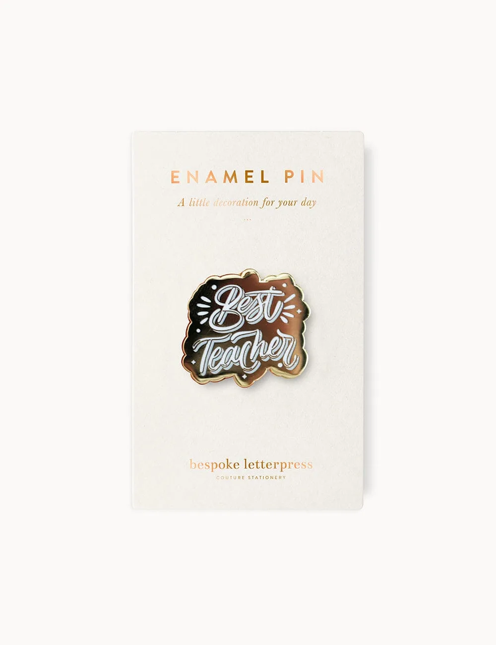 Best Teacher Enamel Pin