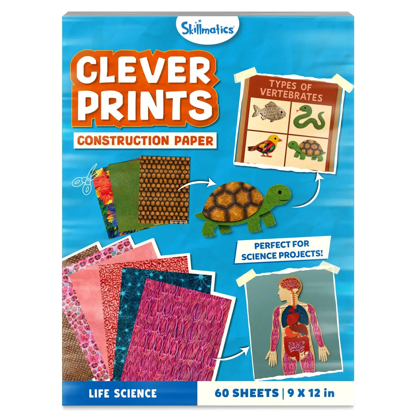 Clever Prints: Life Science | Bastelpapier (60 Blatt)