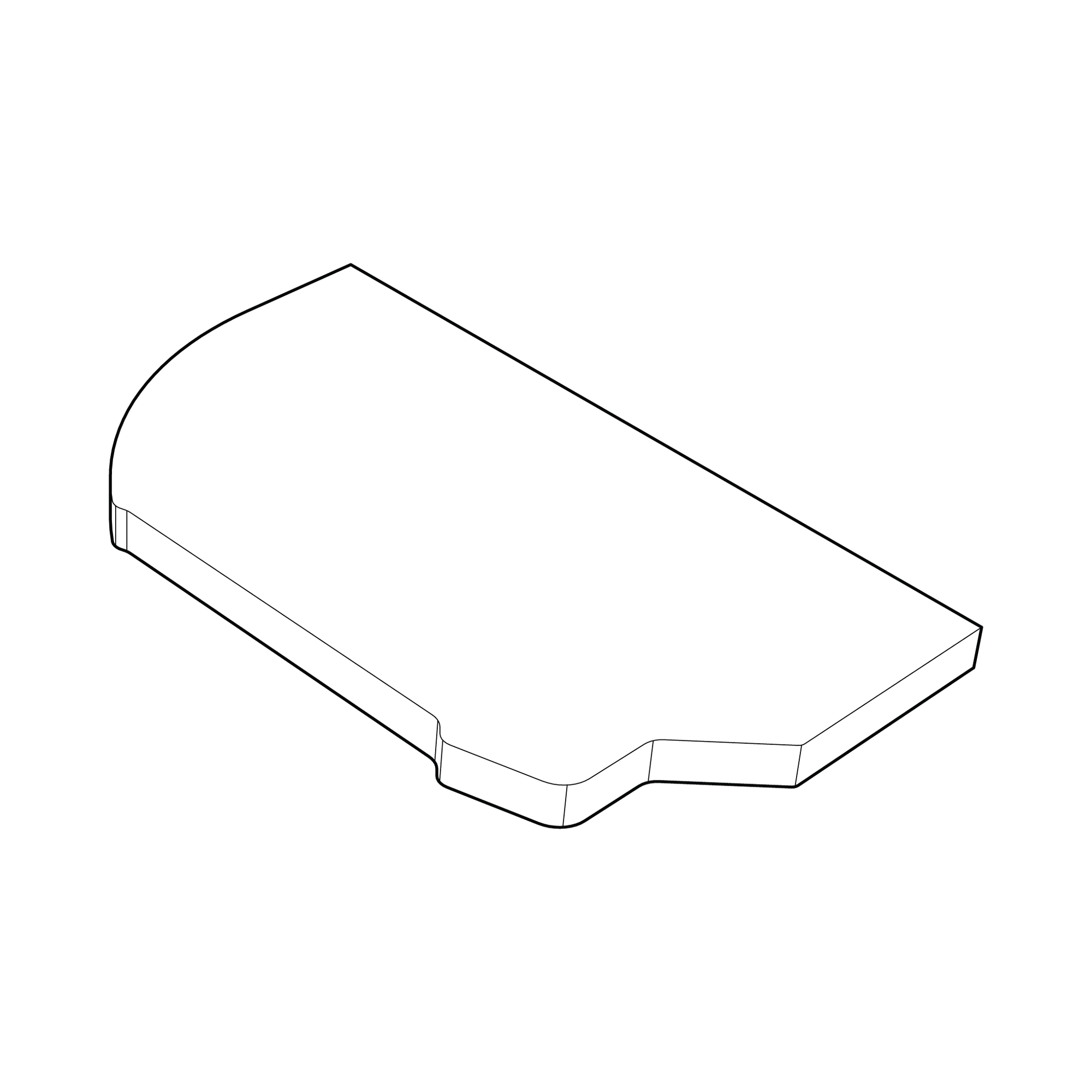 Dome XL (Gen 2) Stone Replacement Kit - Left
