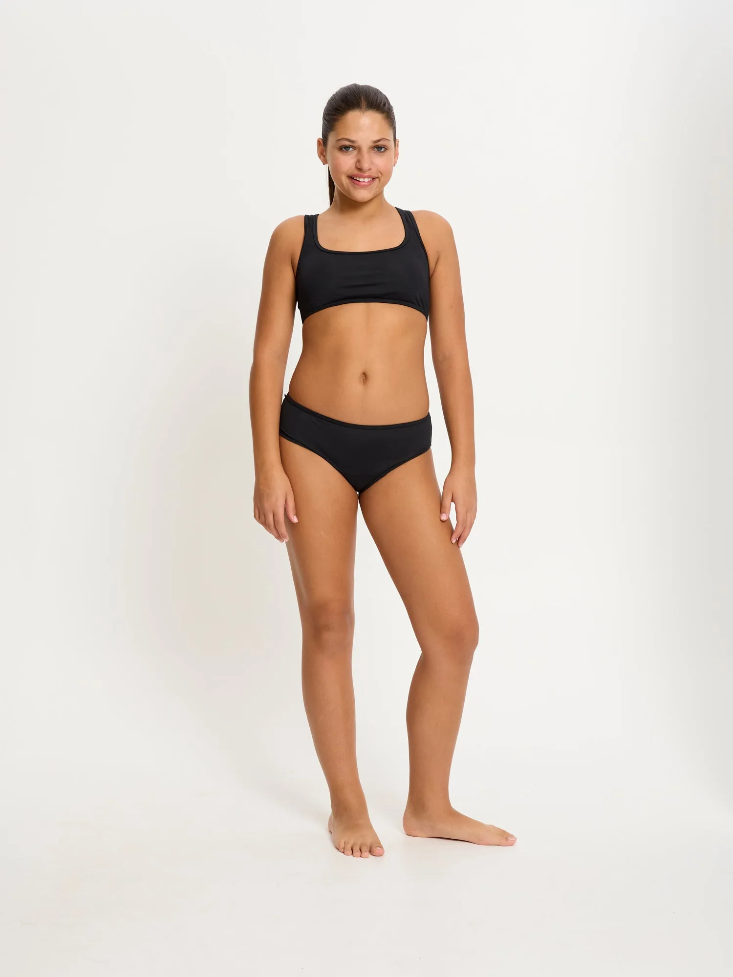 Teen Swimwear Bikini Brief Light Black