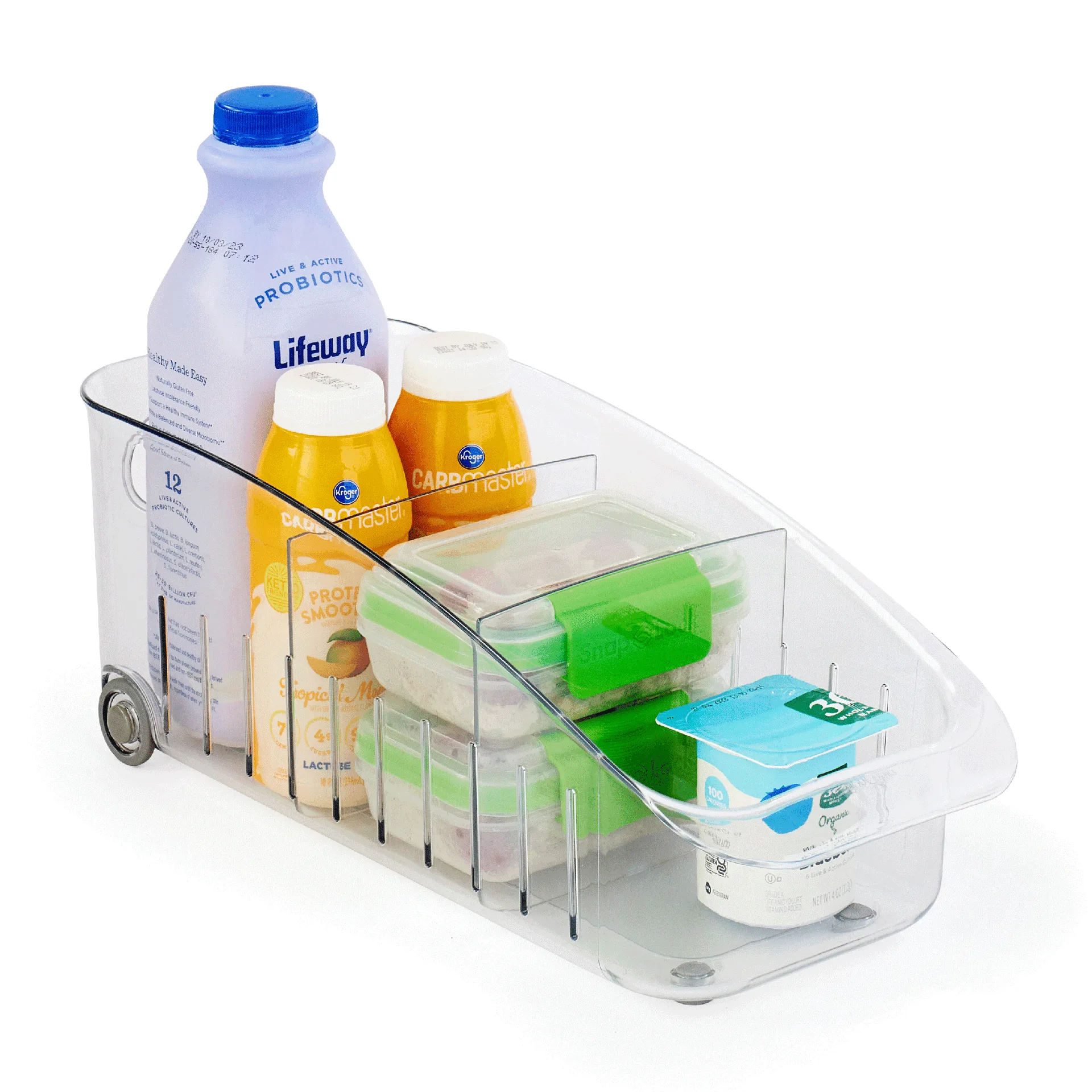 Organize Drinkware in a Fridge Drawer for Easy Access