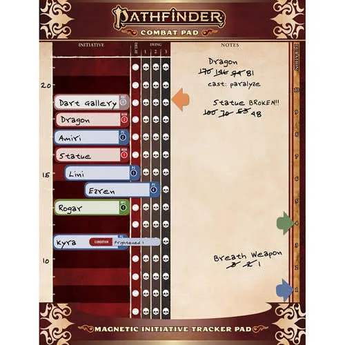Combat Pad ou Baralho de Condições Pathfinder 2E: qual usar?