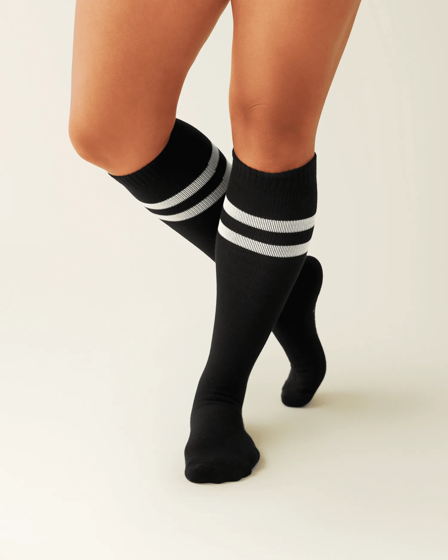 Premium Maternity Compression Socks (2-Pack) | Black & White