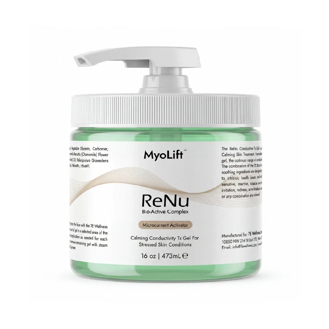 16oz ReNu Conductive Tx Gel For Stressed Skin with Bio-Active Complex Wholesale