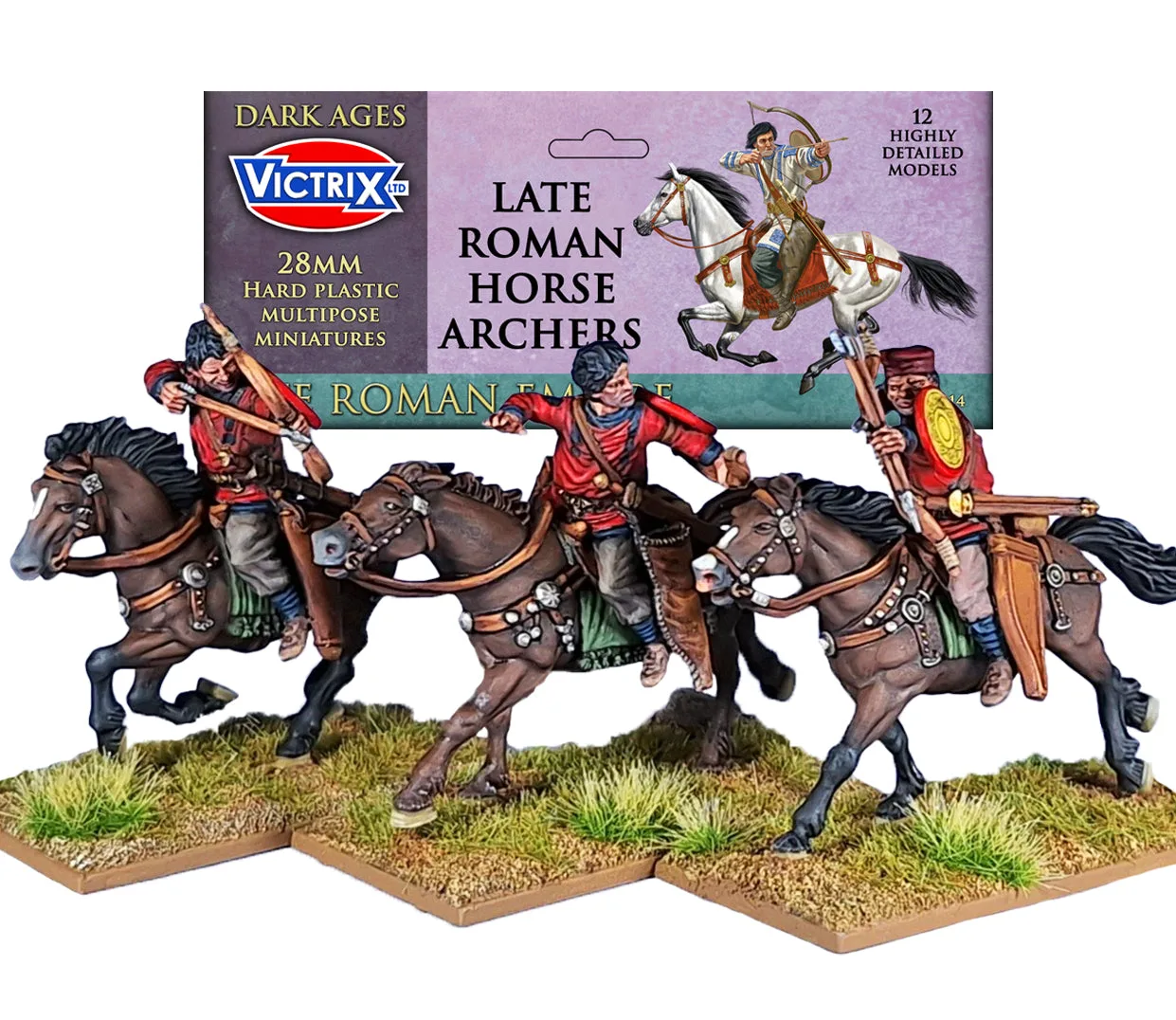 Crea un contingente di arcieri a cavallo tardo-romani per 28 mm