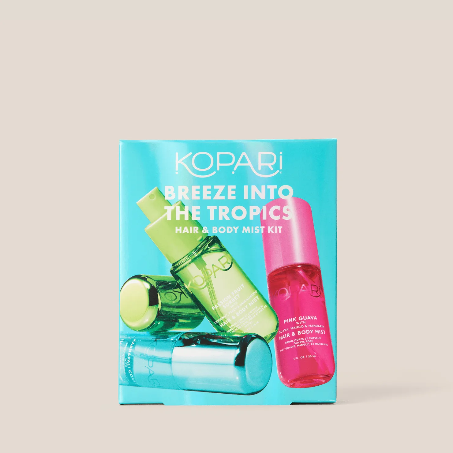 Przewodnik po zapachach zestawu Breeze into the Tropics Hair & Body Mist