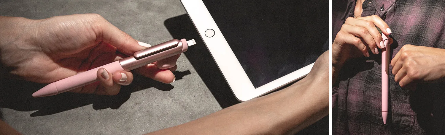Apple Pencil 1 Silicone Protective Case-Rose Gold