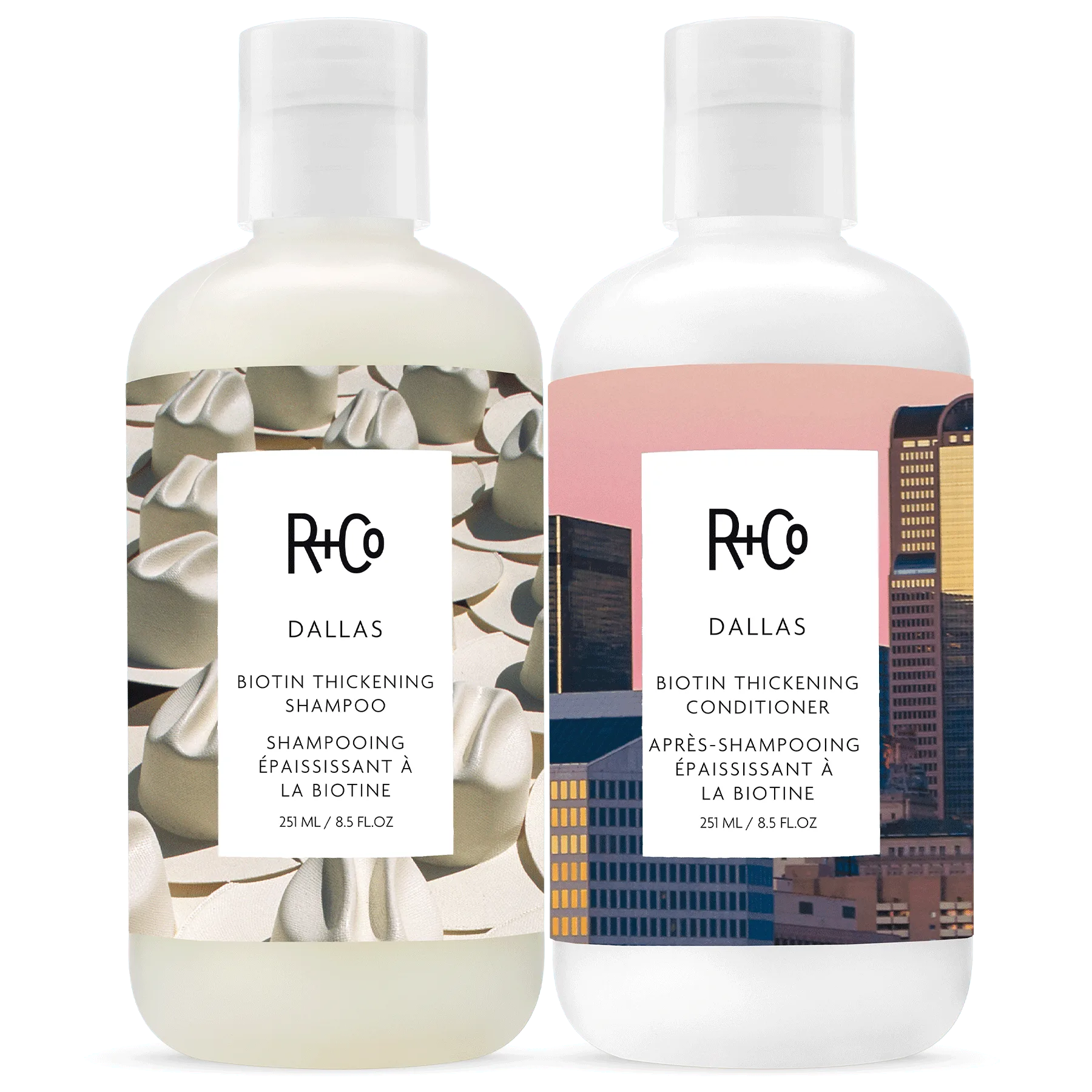DALLAS Biotin Thickening Shampoo + Conditioner Set