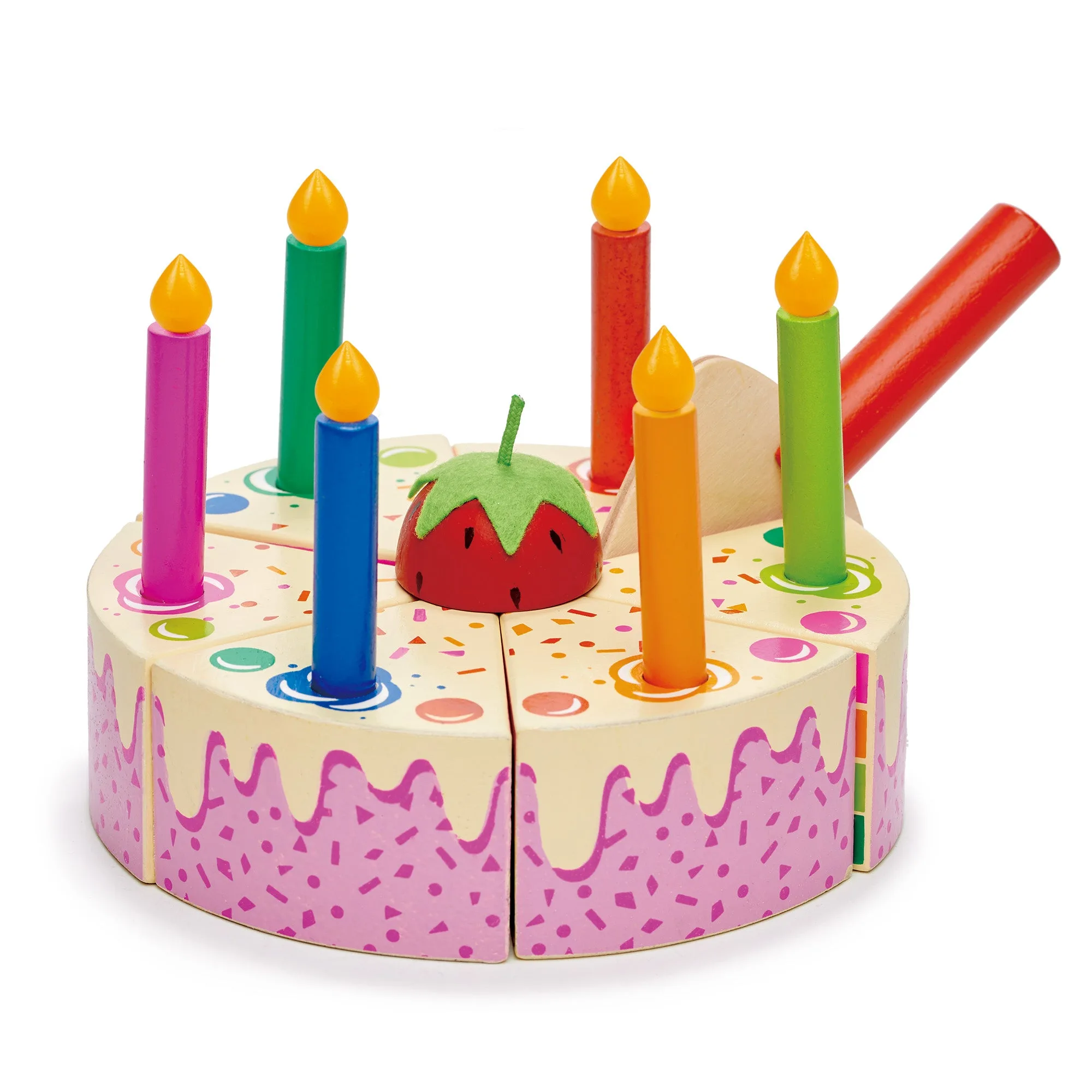 Tarta de cumpleaños arcoíris de madera: guía de compra