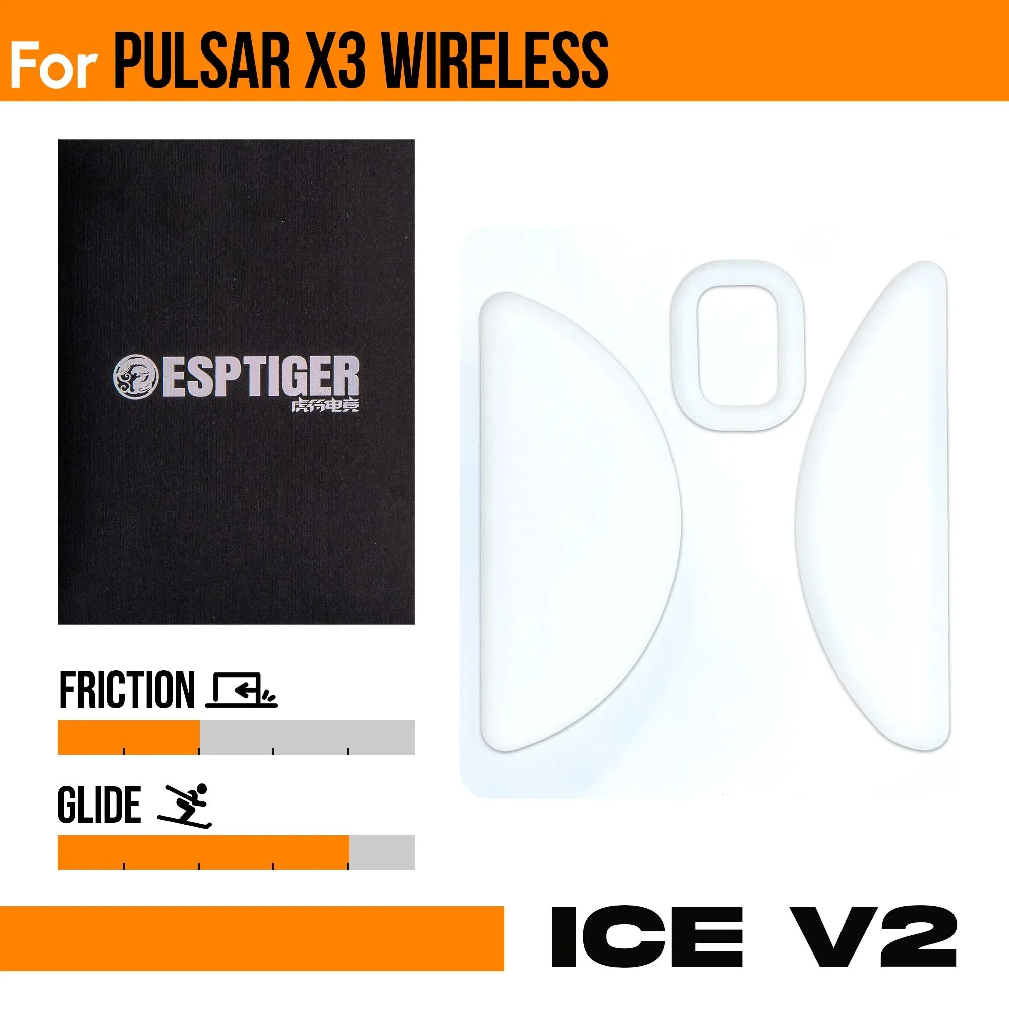 Esports Tiger ICE V2 für Pulsar X3 Mini: Montage und Gleitverhalten