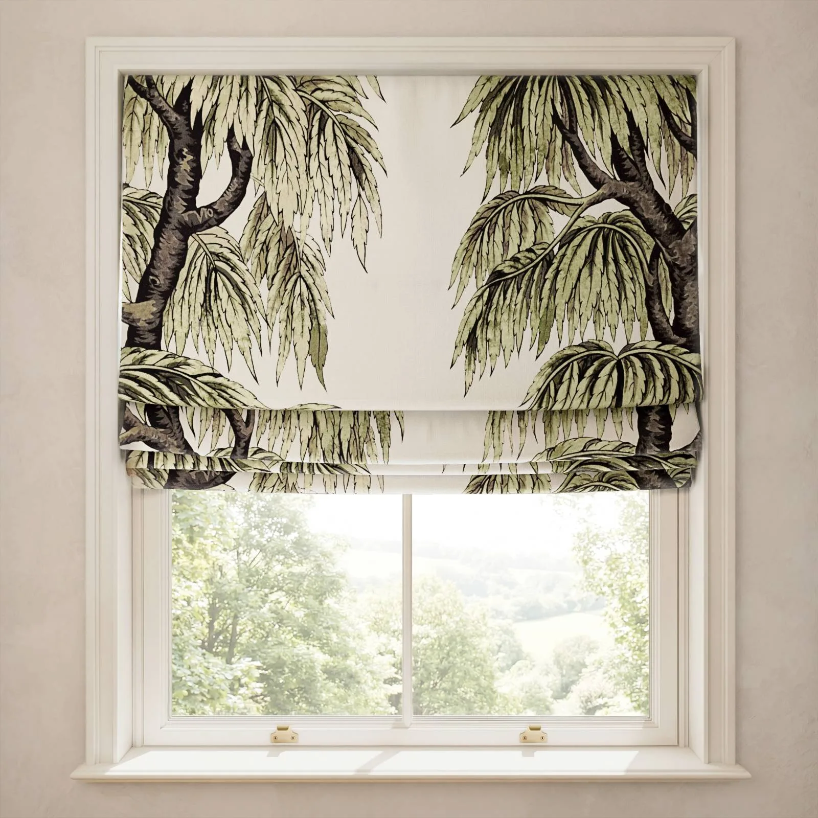 BABYLON Cotton Linen Blind - Papyrus Willow