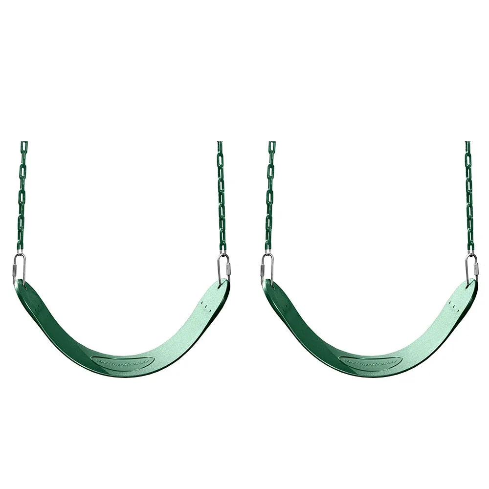 Green Swing Seats (Pair) by Swing-N-Slide