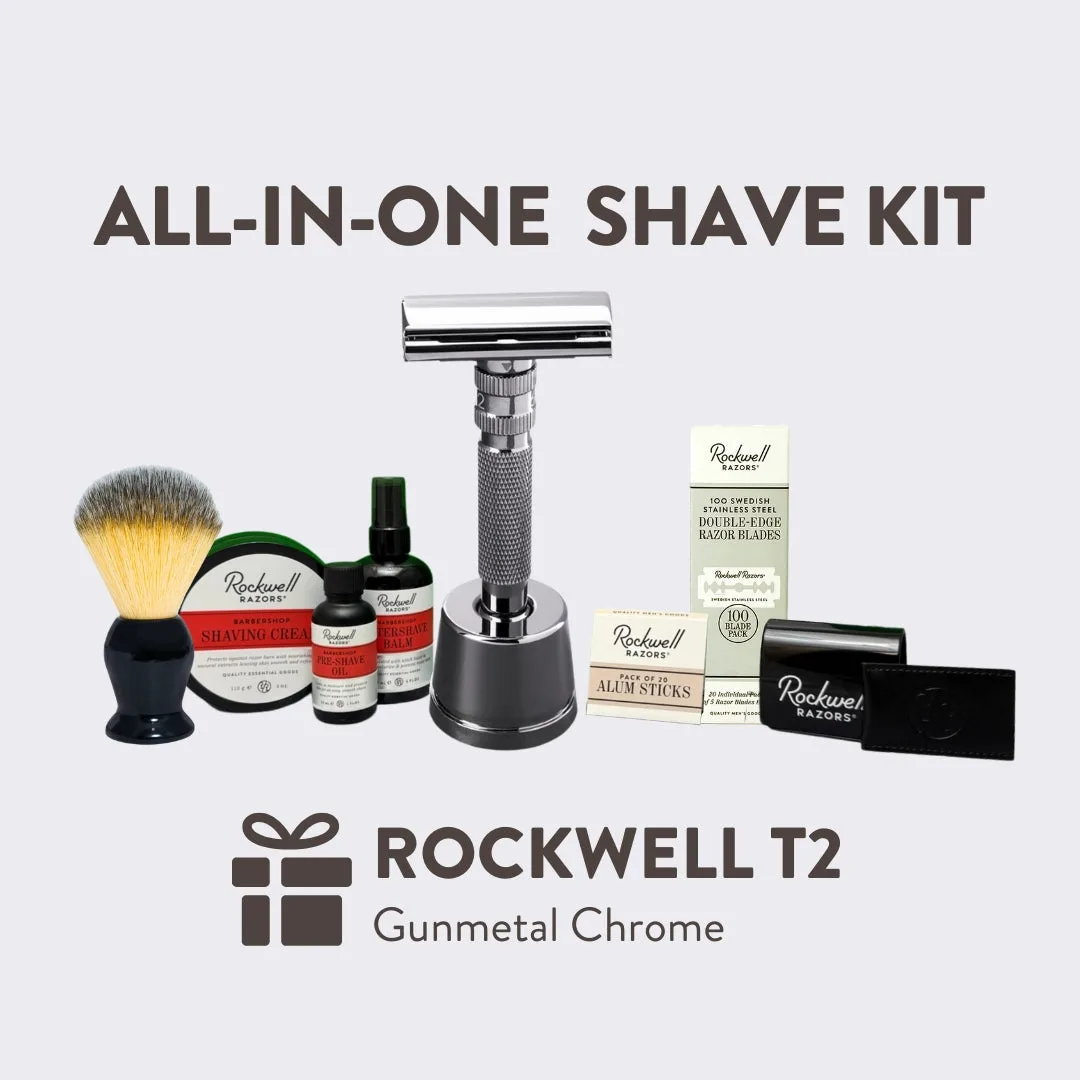 Rockwell T2 Chrome Series – kompletní holicí sada