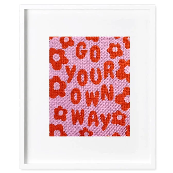 Go Your Own Way Needlepoint Kit