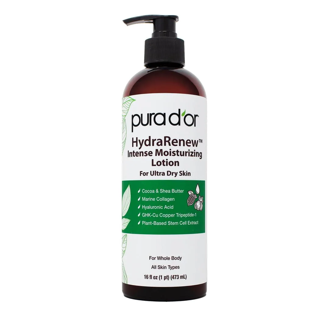 Loção HydraRenew vs. loção corporal standard: diferenças principais