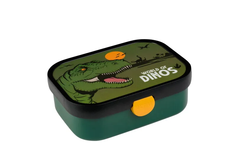 Campus boîte à goûter bento avec fourchette - Dino