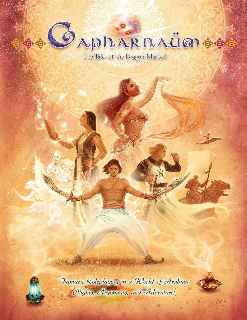 CAPHARNAUM Core Book: Lo que ofrece el juego de rol Dragon-Marked