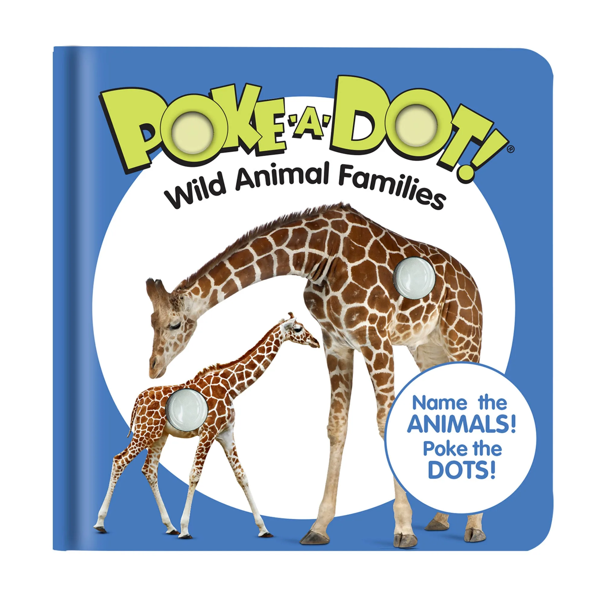 Poke-a-Dot : Les familles d'animaux sauvages (livre cartonné)