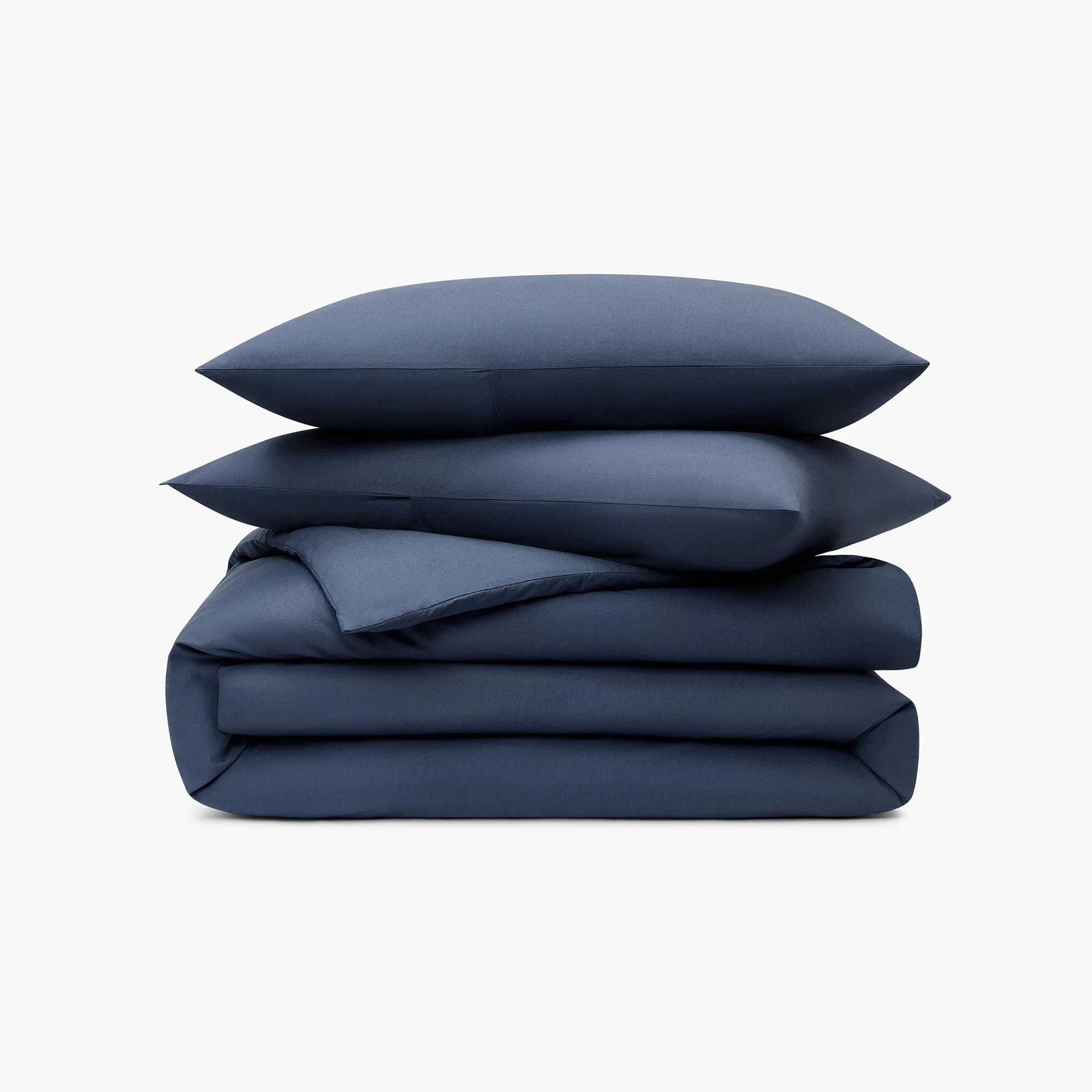 Organiczny Komplet Kołdry z Pranego Prania - Denim