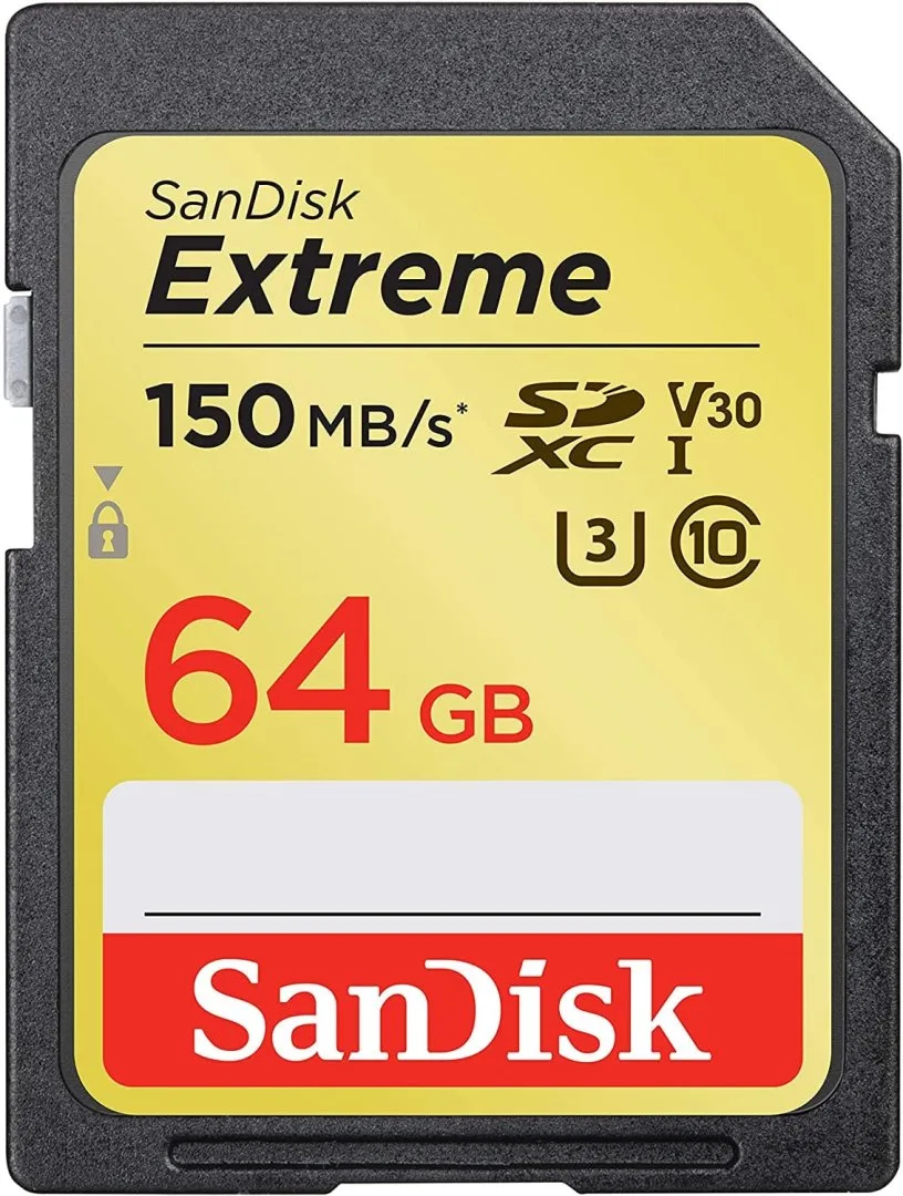 SanDisk Extreme® 64GB SDXC™ UHS-I CARD 150MB/s