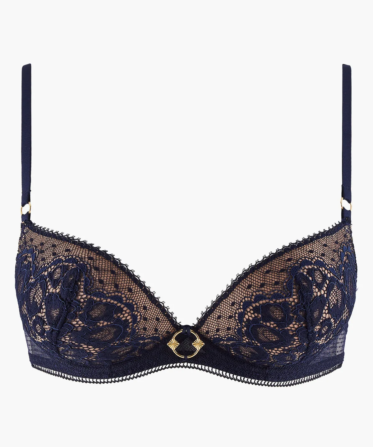 Illusion Fauve Moulded push-up bra