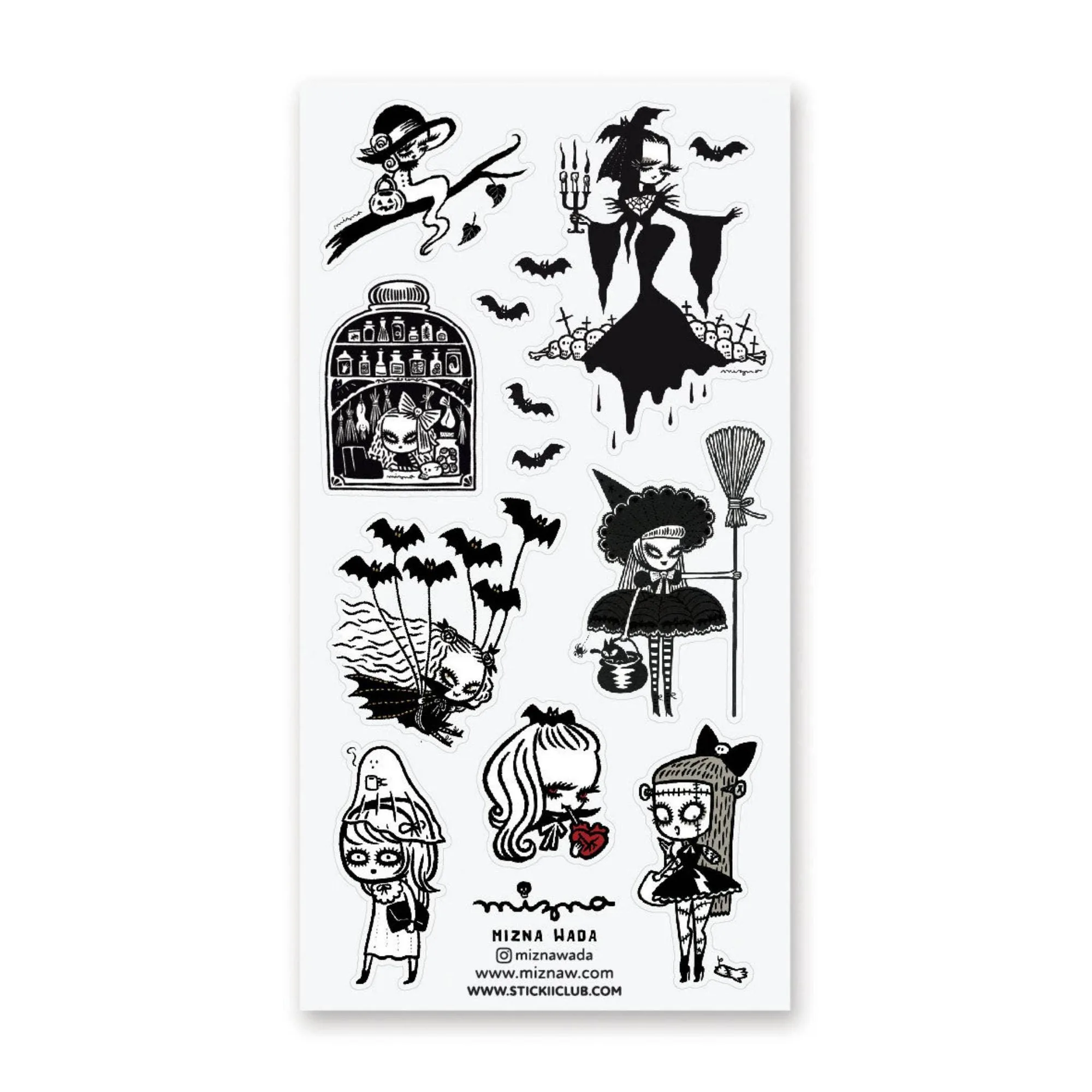 Sticker Sheets That Pop: Gals & Ghouls vs Pumpkin Kitties