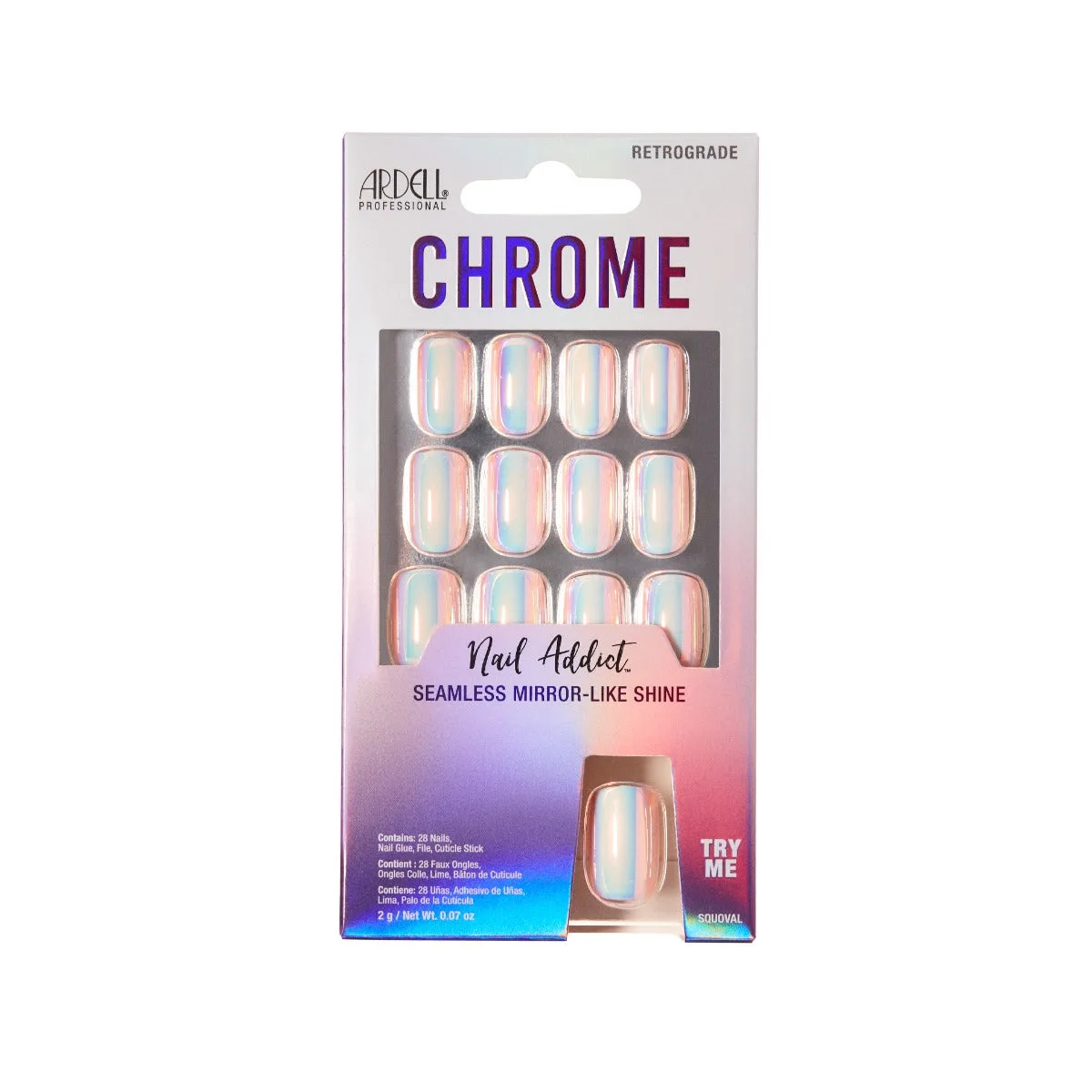 Nail Addict Chrome Retrograde: Návod krok za krokem