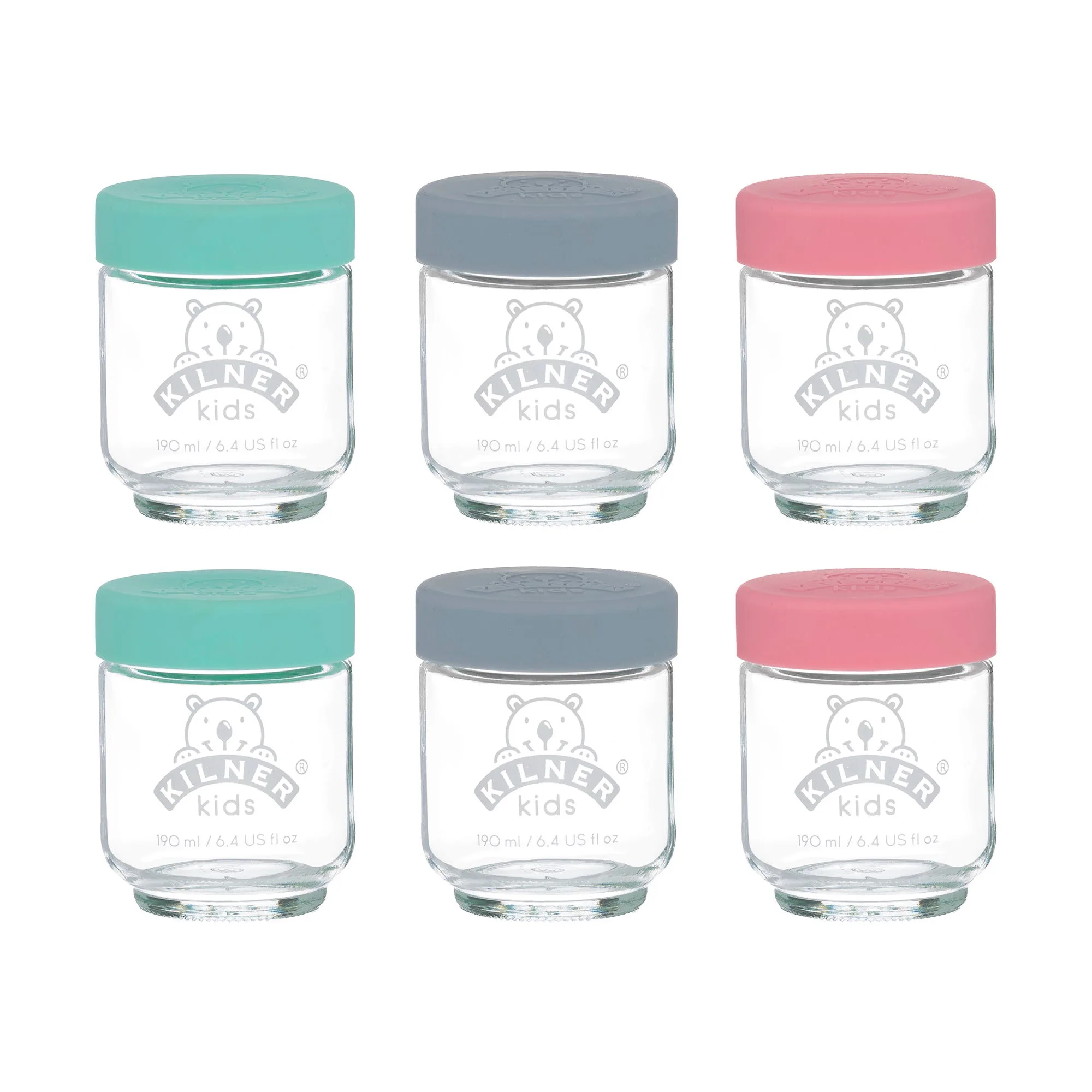 Sada 6 ks dětských sklenic Kilner® 110 ml