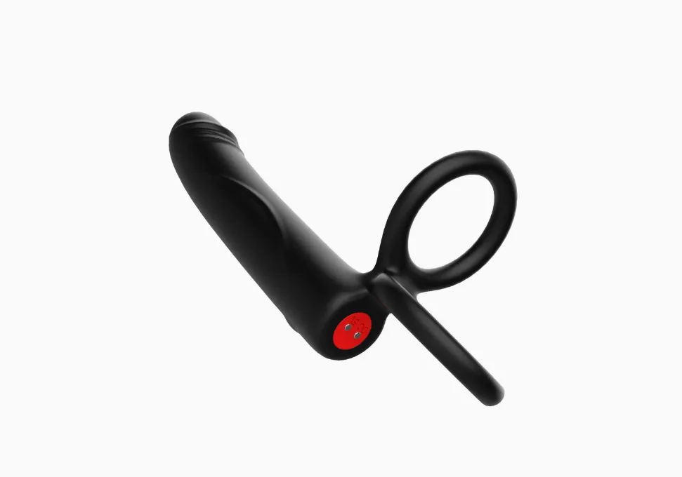 3-in-1 Vibrating Ring with Dildo: Couples Play Guide