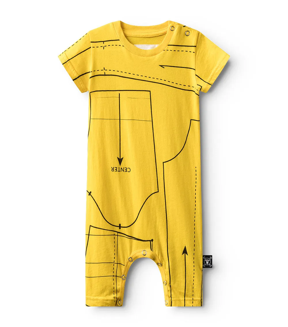 sewing pattern playsuit