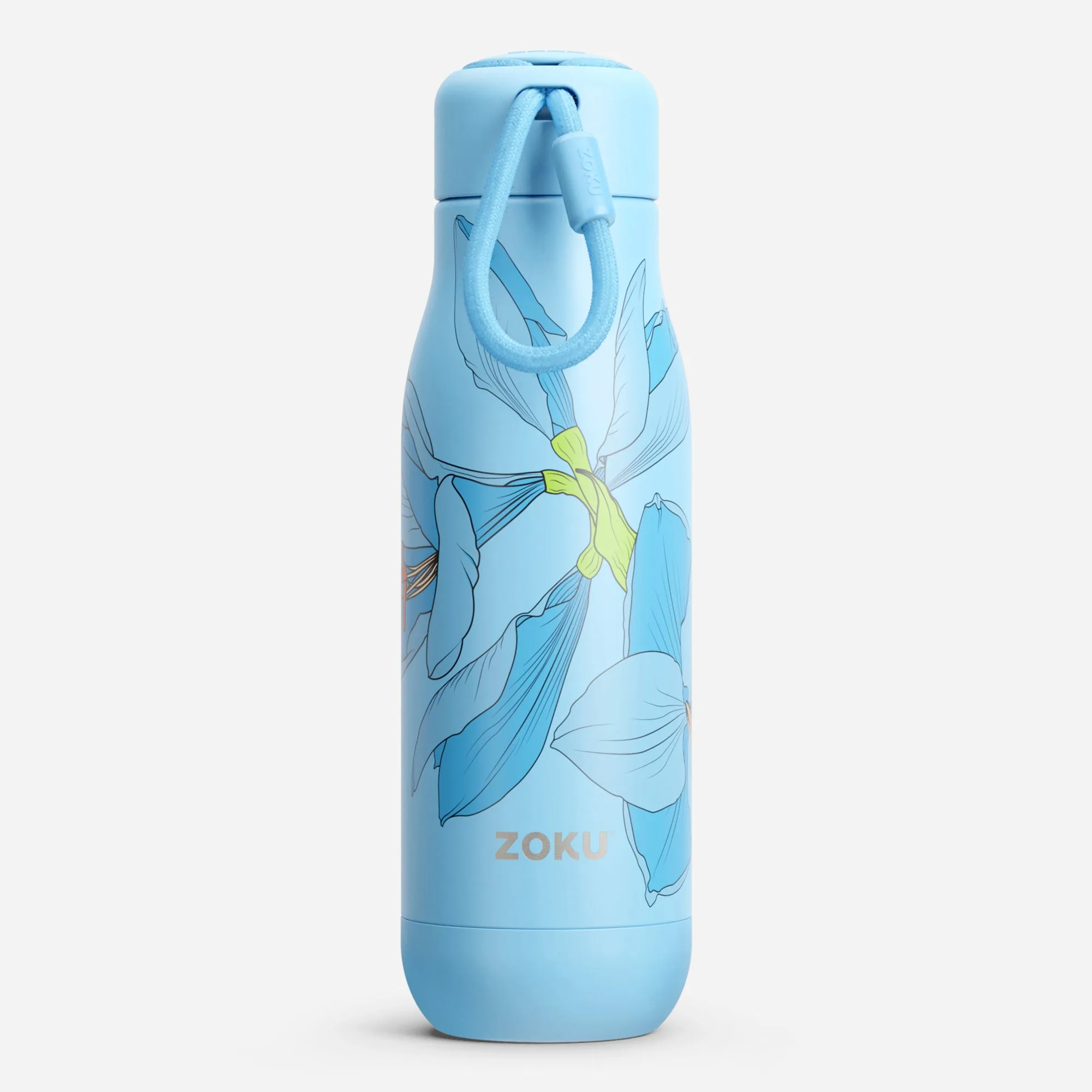 18oz Stainless Steel Bottle - Sky Lily