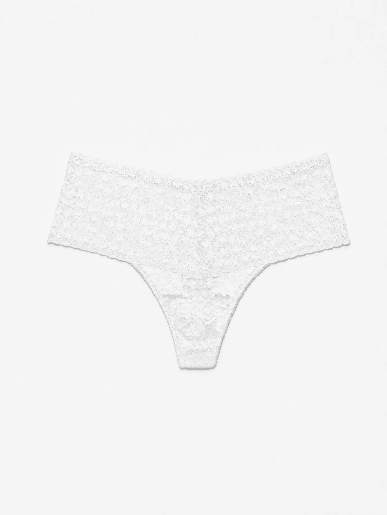 Limited High Waist Thong - Coconut White