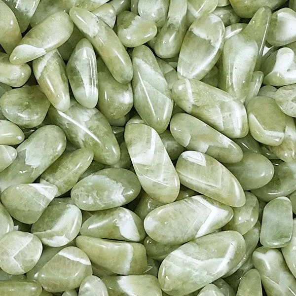 Prasiolite Tumbled Stone - 1 Piece