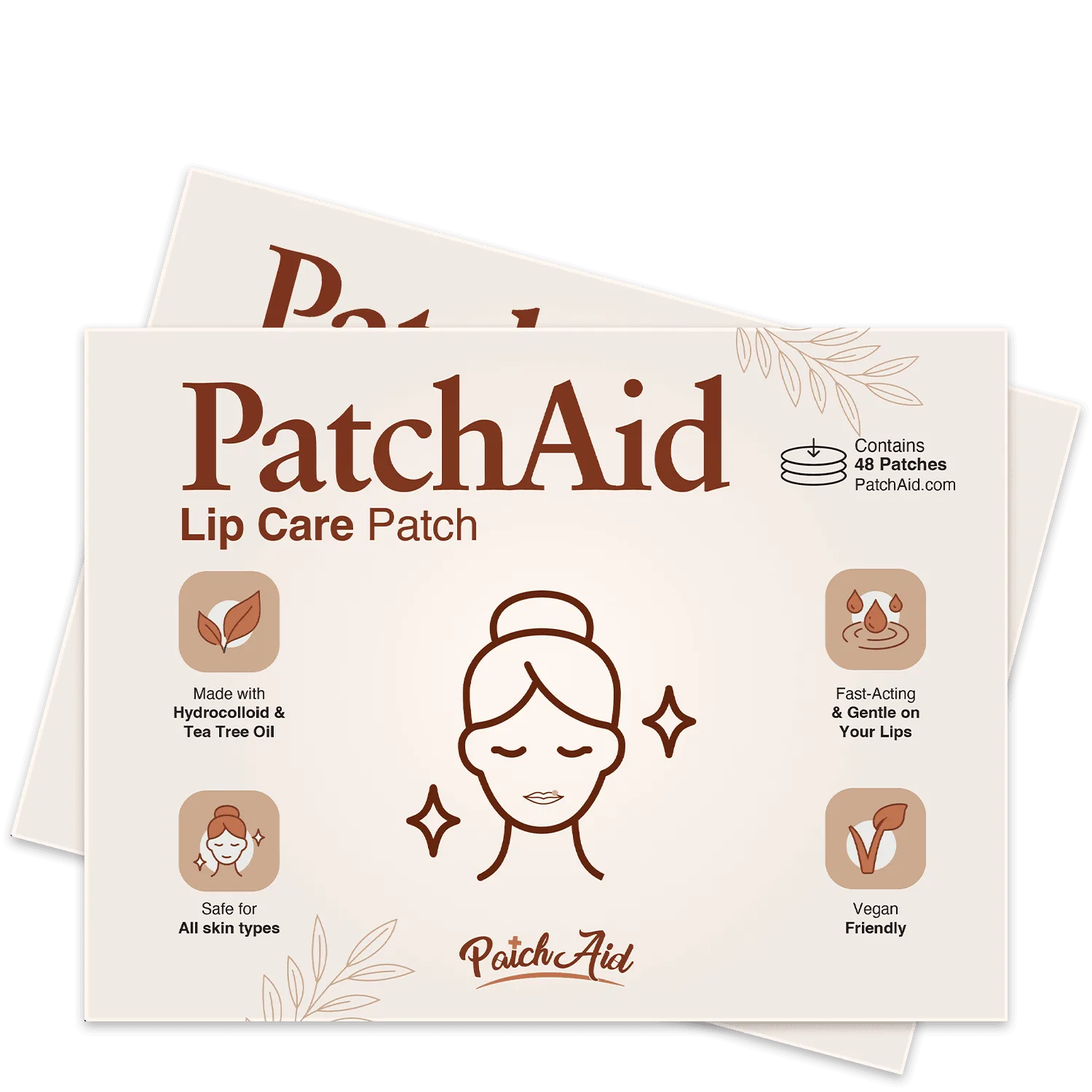 Lip Care Patch – 48 Hydrocolloid Patches with Tea Tree Oil
