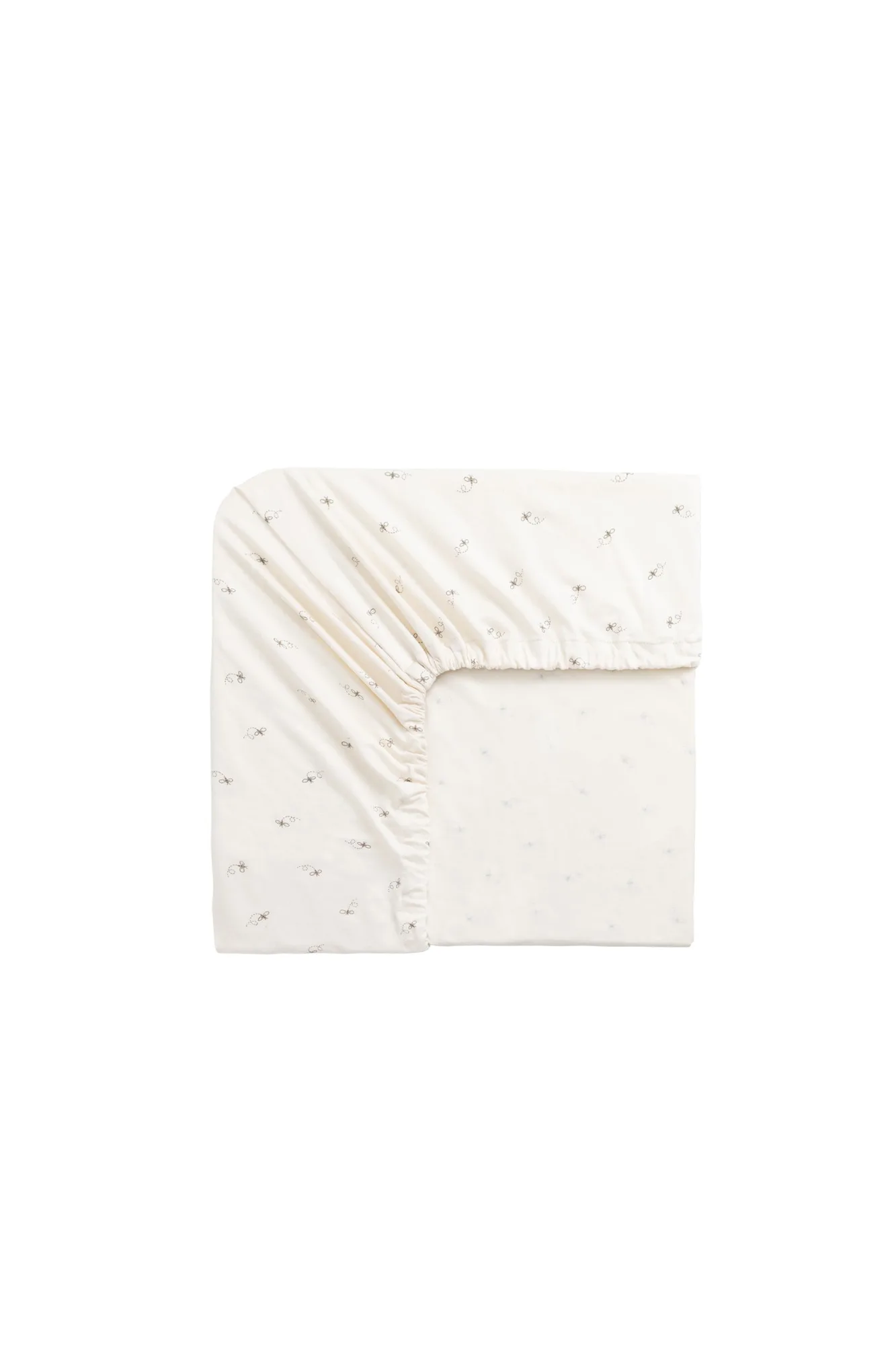 Organic Cotton Cot Sheet - Bumblebees