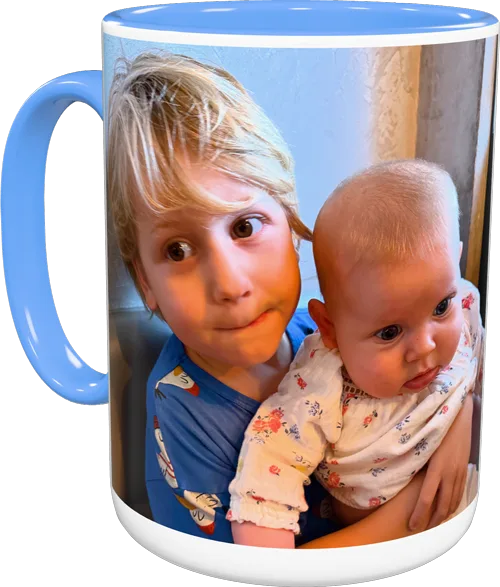 Photo Mug - Light Blue