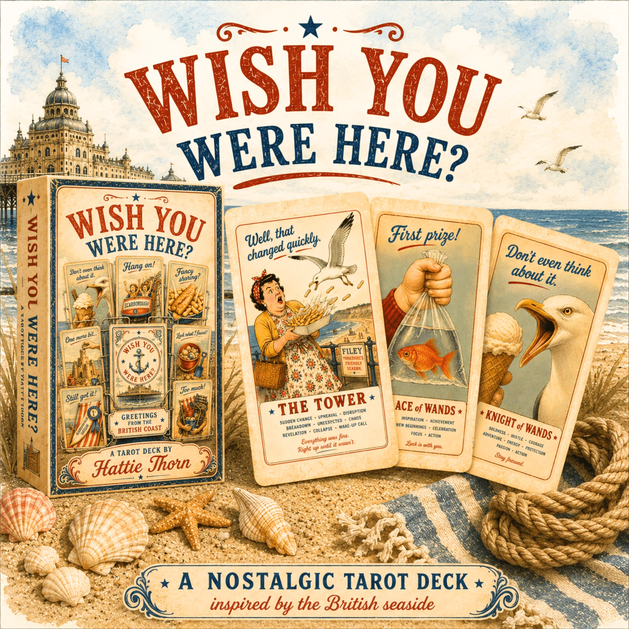 Wish You Were Here Tarot: British Seaside Reading Guide