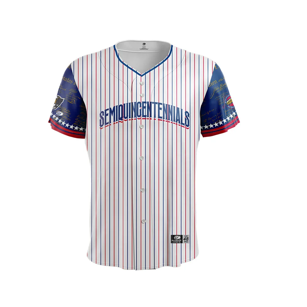 Somerset Patriots Somerset Semiquincentennials Youth Full Sublimation Replica Jersey