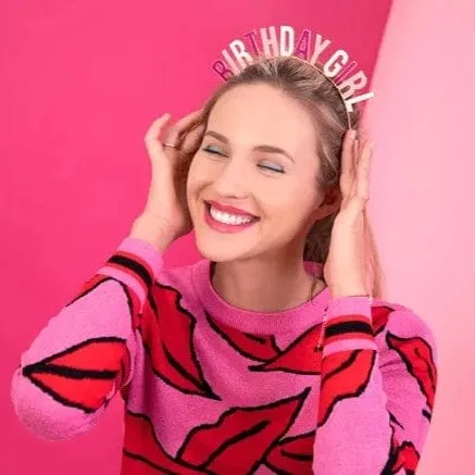 Diadema de cumpleaños para niña