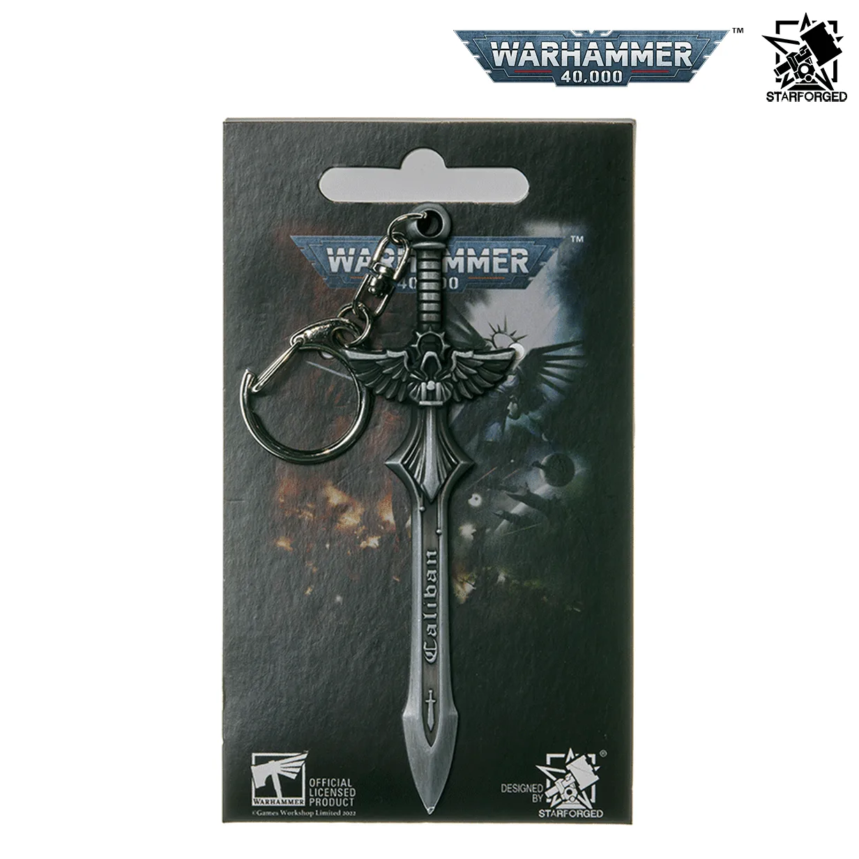 Dark Angels Sword of Caliban Keychain: Durable Daily Carry