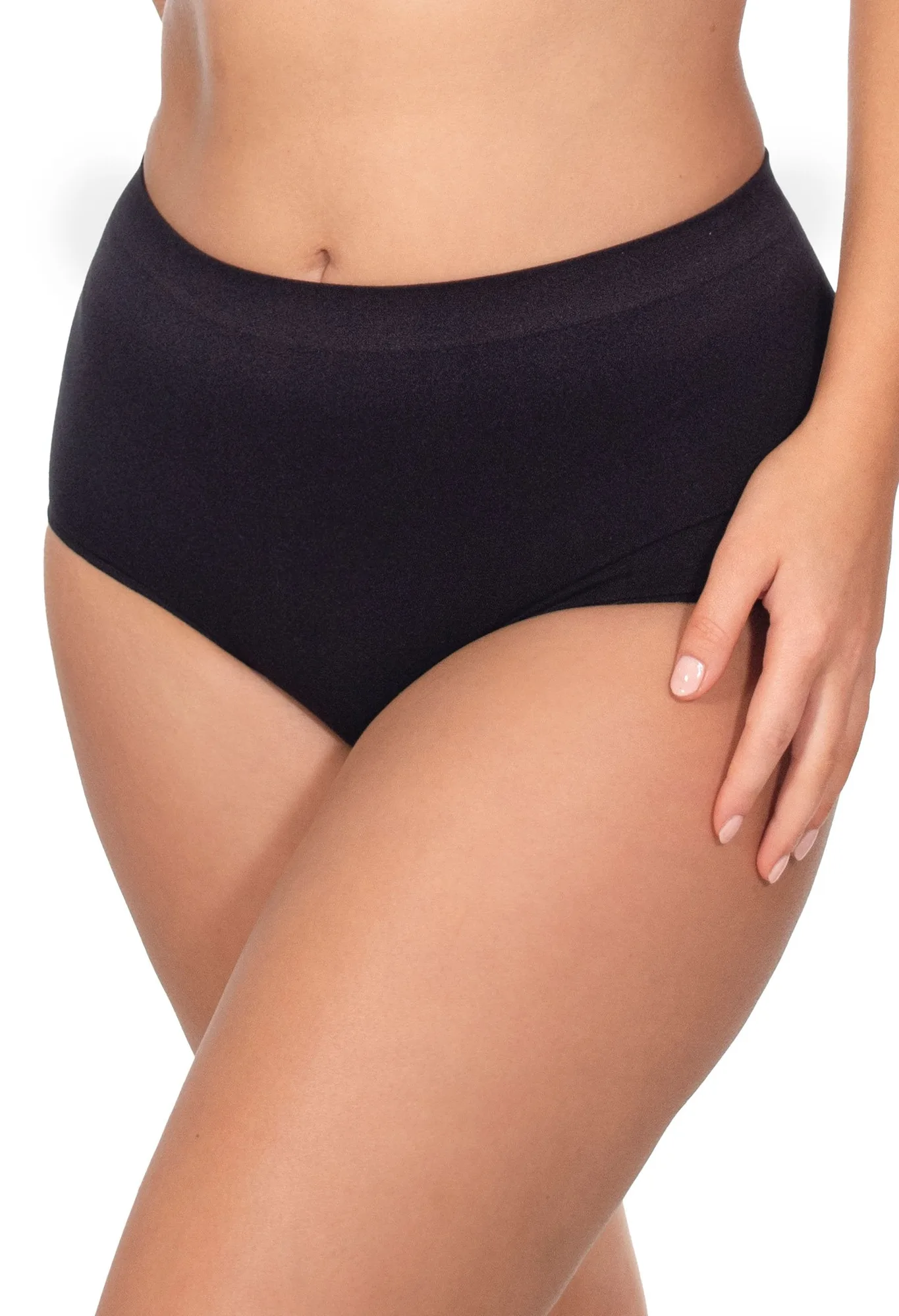 Culotte confort taille haute post-opératoire | Mélange coton sans coutures