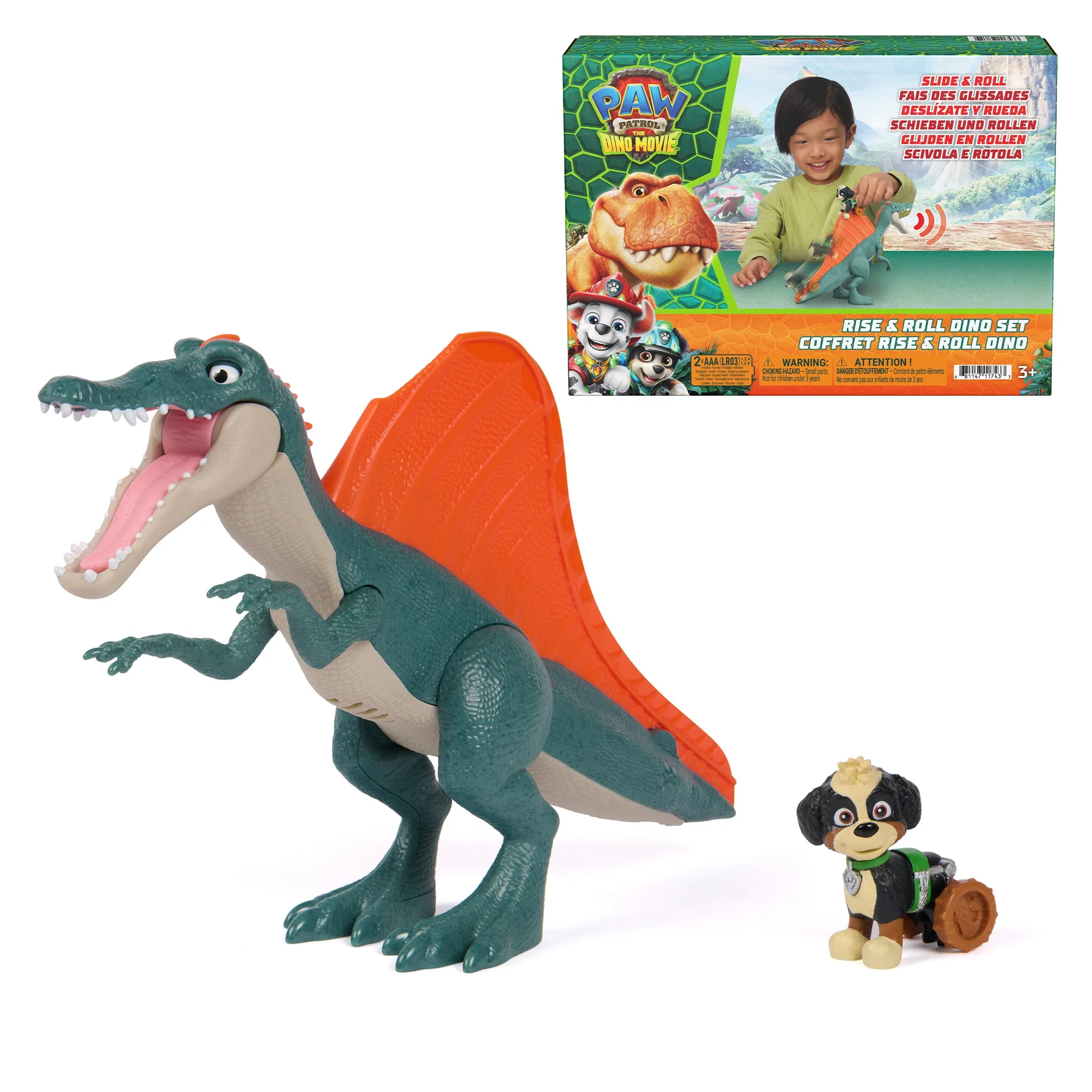 PAW Patrol Rise & Roll Dino Set: Hoe speel je ermee
