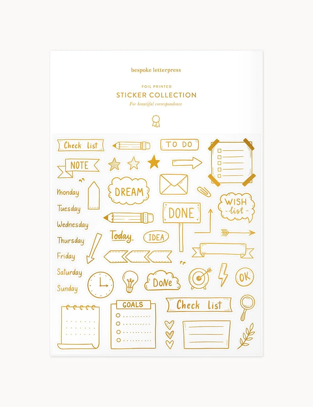 Bullet Journalling Sticker Sheet