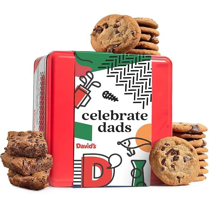 Fars dag glutenfri cookie- og brownieæske