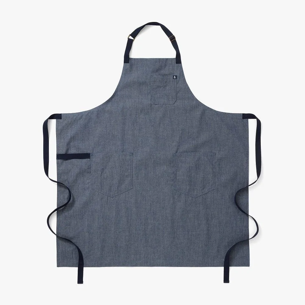 Blue Salt Chambray Big Apron