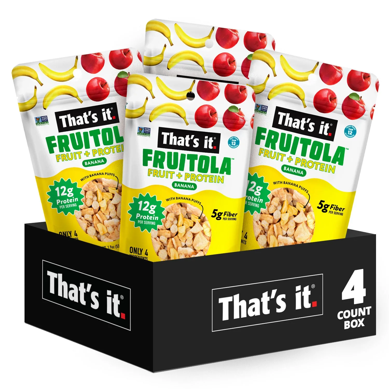 กราโนล่า Banana Fruitola: ขนาดทานเล่น vs ขนาดครอบครัว