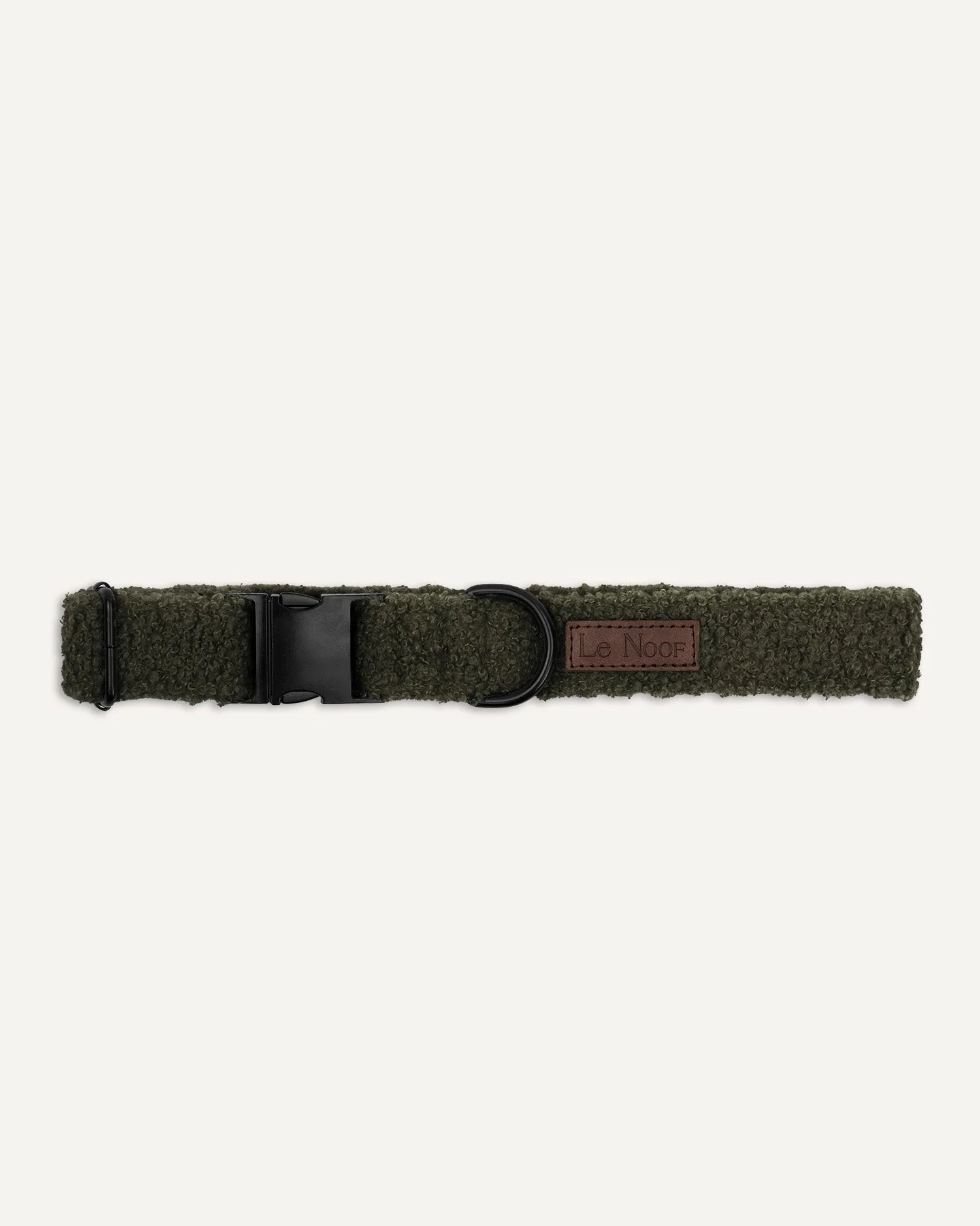 Moss Green Teddy Dog Collar